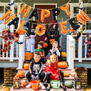 Laimingas Halloween Balionais Reklama Kabo Helovinas Banner Namų Dekoro Starta Vėliavos Židinys Girliandą Helovinas Šalis Papuošalai