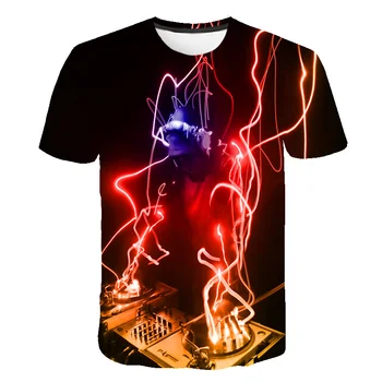 2021 Mados derliaus funko pop Print T-shirt 3D Atsitiktinis Muzika Grafinis t marškinėliai Vasaros Patogus Punk Stiliaus Vyrų t-shirt Drabužiai