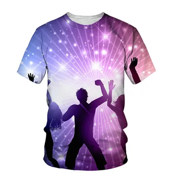 2021 Mados derliaus funko pop Print T-shirt 3D Atsitiktinis Muzika Grafinis t marškinėliai Vasaros Patogus Punk Stiliaus Vyrų t-shirt Drabužiai