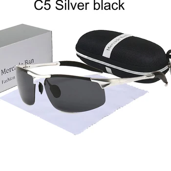Prabanga aliuminio, magnio, Poliarizuota akiniai nuo saulės, žmogui, Aukštos kokybės anti-glare akinių mados Italijos dizaineris pusiau taškus