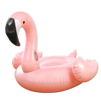 150CM 60 Colių Milžinišką Pripučiamą Flamingo Baseinas Plaukti Rose Gold Važiuoti-Dėl Plaukimo Žiedas Suaugusiems, Vaikams, Vandens Atostogų Žaislai Piscina