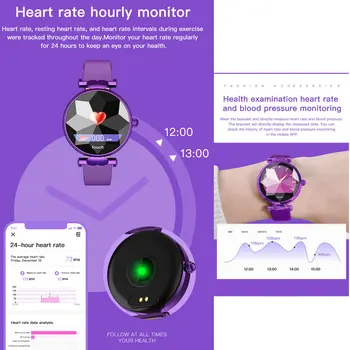 B80 Smart Watch Moterų Širdies Ritmo Monitorius Kraujo Spaudimas Fitneso Aktyvumo Seklys Moterų Riešo Apyrankę Mados Ponios Smartwatch