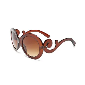 2021 Prabangos Prekės Apvalūs Akiniai nuo saulės Moterims Derliaus Saulės Akiniai Ponios Retro Dizaineris Sunglass Atspalvių Moterų Oculos