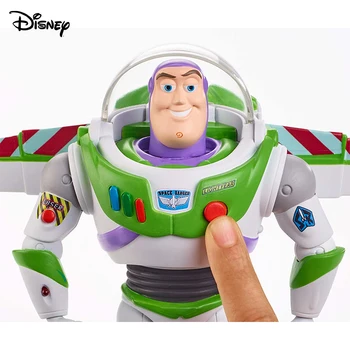 Disney Toy Story Buzz Lightyear Kalbėti Veiksmų Skaičius, Žaislas su Garsais ir Frazes, 12inch Kilnojamojo Kolekcines Modelis Žaislas Vaikas