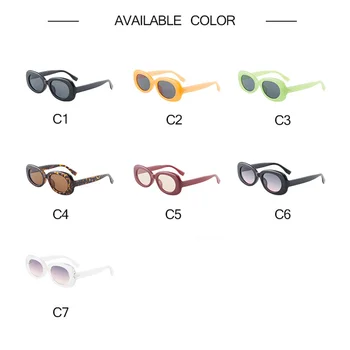 2021 Vintage Akiniai nuo saulės Moterims Prekės ženklo Dizaineris Retro Sunglass Stačiakampio Saulės Akiniai Moterų UV400 Lens Eyewears Punk Atspalvių Naujas