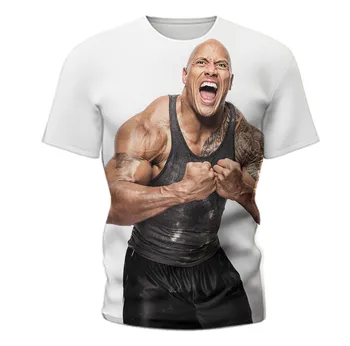 2021 Naujas Vasaros Vyrų 3D Spausdinimo T-shirt Sporto Fitneso Trumpas Rankovės Gatvės Atsitiktinis Negabaritinių Vaikų Viršų