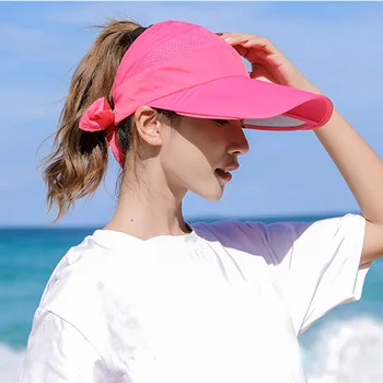 Bagažo Moterims Saulės Skydelis Vasaros Saulės Skrybėlę Unisex UV Skrybėlę Bžūp Paplūdimys Skrybėlės -OPK