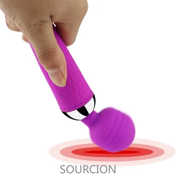 Belaidžio Vibratorių AV Vibratorius Magic Wand Moterų Klitorio Stimuliatorius USB Įkrovimo Massager Sekso Žaislas, Skirtas Raumenų Suaugusiųjų