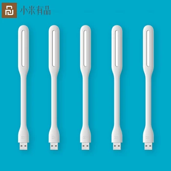 Originalus Xiaomi Mijia Youpin ZMI Nešiojamas USB LED Lemputė Su Jungikliu, 5 lygių ryškumo USB Power bank / laptop Notebook