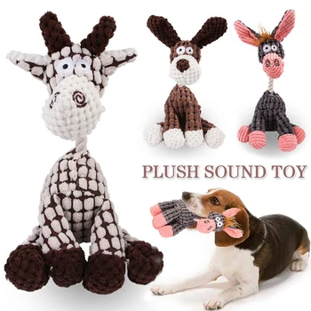 Įdomus Pet Žaislas Donkey Formos Kramtyti Žaislas Lauke, Interaktyvūs Mokymo Šuo Tiekia Squeaker Piskliwy Pliušinis Kaulas Molinis Žaislas Produktas