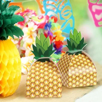 Ananasų Saldainių Dėžutė Havajai Šalis Dekoro Vasaros Paplūdimio Ananasų Dėžutė Havajų Šalies Dovanų Dėžutėje Reikmenys 