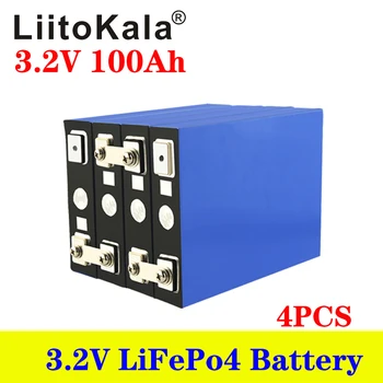 4pcs LiitoKala 3.2 V 280Ah 105Ah 90Ah 200Ah 320Ah LiFePO4 baterija PASIDARYK pats 12V Motociklas elektromobilis Saulės baterijos, Keitiklis