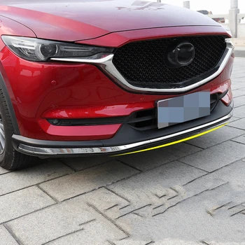 Unpainted Automobilių Kėbulo Rinkinys Supa Spoileris Lūpų Dėl Mazda 2017-2018 CX-5 CX5 Bamperio Valdybos Darbuotojas Slydimo Plokštė Kampe Apsaugoti Apdaila