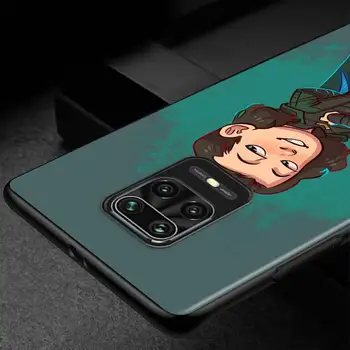 Populiarus Loki Animacinių filmų Silikoninis Dangtelis Xiaomi Redmi 10 Pastaba 10S 9T 9S 9 8T 8 7 6, 5A 5 4 4X Premjero Pro Max Black Telefono dėklas