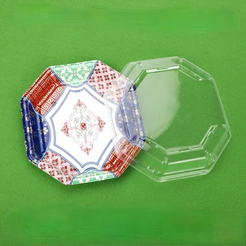 Naujas Aštuoniakampis Suši Dėžutės, Vienkartiniai Pakavimo Dėžutė Sashimi Lauke Aukštos klasės Plastiko Dovanų Dėžutėje 50 Rinkiniai