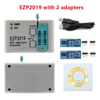 2021 EZP2019 USB, SPI Programuotojas+2 Adapter Paramos Win7/8 24 25 93 EEPROM, Flash Bios Smart Chip Nešiojamų Programuojami Skaičiuoklė