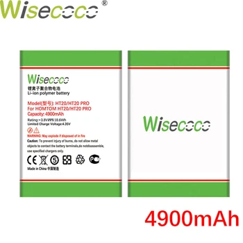 WISECOCO 4900mAh HT 20 Bateriją HOMTOM HT20 Pro mobiliųjų Telefonų Sandėlyje Aukštos Kokybės +Sekimo Numerį