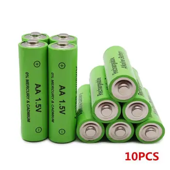 Naujas AA Baterija 3800mah 1,5 V Šarminės AA įkraunamos baterijos Nuotolinio Valdymo Žaislas šviesos Batery