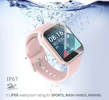 2021 Naujų Spalvų Ekrano Smart Watch Moterys vyrai jutiklinių Fitness Tracker Kraujo Spaudimas Smart Laikrodis Moterims Smartwatch už Xiaomi
