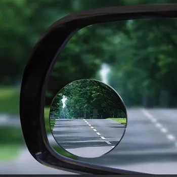 Reguliuojamas Universalus Kelią Blind Spot Automobilių Apvalios Formos 360 Plataus Kampo Galinės Sėdynės Galinio Vaizdo Veidrodis Vairuotojo, Auto Priedai