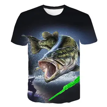 2020 Naujas Vyrų Laisvalaikio 3d Spausdinimo Marškinėliai ,Juokingi Žuvis Spausdinti Vyrų Ir Moterų Marškinėlius Hip-Hop T -Shirt Harajuku Azijos Dydis Xxs -6xl