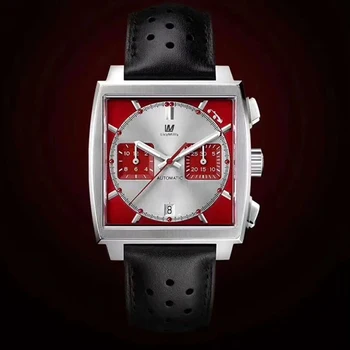 Prabangos Prekės ženklo Vyrai Laikrodžiai Aukštos Kokybės Mados Japonijos Kvarco VK Chronograpgh Sporto Laikrodžiai Plieno Odos Relogio Masculino 2021