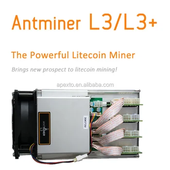 Bitmain Antminer L3+ Scrypt Litecoin IP 504 Mh/s Miner Asic S9 Antminer