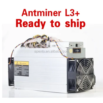 Bitmain Antminer L3+ Scrypt Litecoin IP 504 Mh/s Miner Asic S9 Antminer