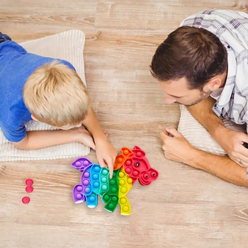 Suaugusiųjų Streso Atsarginiais Žaislas Juokingi Žaislai, Dėlionės Specialiųjų Poreikių Stumti Burbulas, Vaikams, Suaugusiems Interaktyviosios Atsipalaiduoti Vaikams