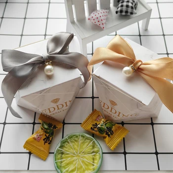 Naujo Dovanų Dėžutėje Marmuro Diamond Vestuvių Naudai saldainių Dėžutės Saldainių Dėžutė Pakuotės Baby Shower Gimtadienio Svečiai, Šalies Prekių