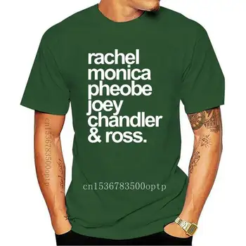 Naujas Vyrų marškinėliai Rachel Green, Monica Geller Ross Geller Chandler Bing Febė Buffay Joey Tribbiani Unisex DRAUGAIS marškinėliai moterims