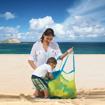Didelių Akių Paplūdimio Krepšys Lauko Vaikų Paplūdimio Žaislai Greitai Laikymo Maišas Smėlio Įrankis, Gilinimas Įvairenybės Saugojimo Akių Maišą