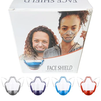 PC Apsaugine Kauke Virtuvės Naftos Išlaikyti Kaukė Ultra Clear Skaidrus Lūpų Kalba Kaukę, Respiratorių Stabdžių splash Izoliacijos Produktų