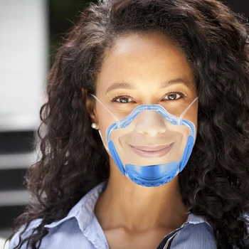 PC Apsaugine Kauke Virtuvės Naftos Išlaikyti Kaukė Ultra Clear Skaidrus Lūpų Kalba Kaukę, Respiratorių Stabdžių splash Izoliacijos Produktų