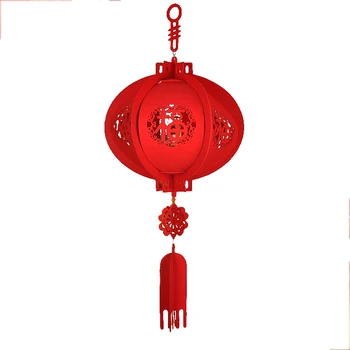 Laimingų Naujųjų Metų Kinijos Raudona Pasisekė, Žibintų Kabinti Kinų Pavasario Šventė Namų Puošybai Vestuvių Palaima Lampion