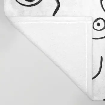 BIGHOUSES Mesti Antklodę Boobs Modelis - Juoda ir Balta Piešinys Gyvenimo Piešimo Moteriškas Meno Šiltas Mikropluošto Antklodė