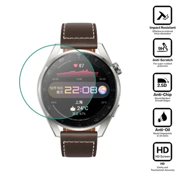 Grūdintas Stiklas skaidrus Apsauginės Plėvelės Apsaugas Huawei Žiūrėti Pro 3 48mm Smartwatch 3pro Ekranas Screen Protector Cover Apsauga