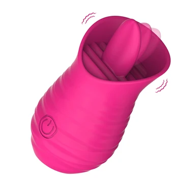 Vibratoriai Moterims Klitoris Massager 10 Režimų, Galinga Kalba Lyžis G Spot Klitorio Spenelių Stimuliatorius Clit Suaugusiųjų Sekso Žaislai