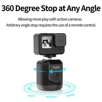 Išmaniųjų Telefonų Turėtojas 360 Veido Sekimo Turėtojas Smart Auto Fotografavimas Selfie Stick 360 Objekto Stebėjimas Turėtojas Visus į vieną Rotacija