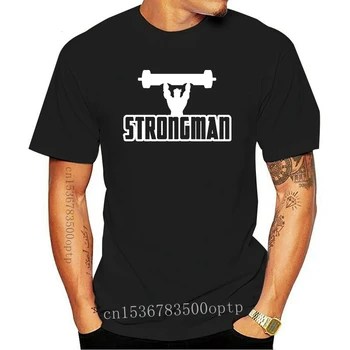 Strongman sporto salė 2020 Mados Mados Vyrų Spausdinami T Marškinėliai Custom Marškinėlių Dizainas