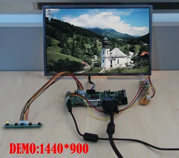 Rinkinys B140RTN03.1/B140RTN03.2 Valdiklio plokštės 1600x900 HDMI+DVI+VGA 40pin Ekranas M. NT68676 Skydelis moitor LCD LED Ekranas
