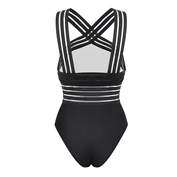 Moterų maudymosi Kostiumėliai, 2021 Seksualus vientisas Perspektyvos Bikini Push-Up Pad maudymosi kostiumėlį, maudymosi Kostiumėliai, Paplūdimio Badpak купальники сплошные