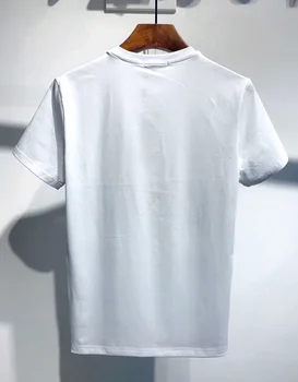 DSQUARED2 italų Prekės ženklo Vyrai Moterų marškinėliai Streetwear Spausdinti Atsitiktinis, O Kaklas Trumpas Rankovės Grafinis