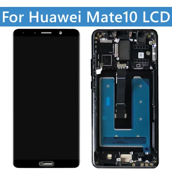ORIGINALĄ Huawei Mate10 LCD ALP-AL00 AL09 29 LCD Ekranas Jutiklinis Ekranas skaitmeninis keitiklis Asamblėjos Mate 10 atsarginės Dalys