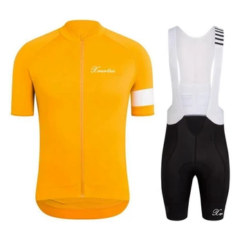 Maillot ciclismo Coolmax trumpas rankovės Marškinėliai ir šortai, kombinezonai su antkrūtiniais nustatyti 2021 Dviračių Džersis 19D Gelio padas MTB Jersey Jojimo Dviračiu marškinėliai Raudoni