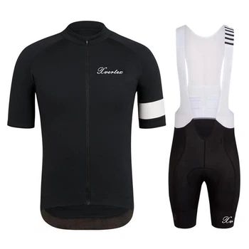 Maillot ciclismo Coolmax trumpas rankovės Marškinėliai ir šortai, kombinezonai su antkrūtiniais nustatyti 2021 Dviračių Džersis 19D Gelio padas MTB Jersey Jojimo Dviračiu marškinėliai Raudoni
