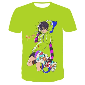 Anime SK8 Infinity 3D Marškinėliai Berniukui, Mergina Studentų Tee Viršūnes Vyrai Moterys Kietas Kvėpuojantis Trumpas Rankovės Paauglys, Apranga Marškinėliai