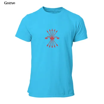 Didmeninė Falange Ispanijos Unisex Kaklaraištis Dažų T-Shirt Spausdinimas Juokinga Trumpas Rankovės Moteris Tees 101987