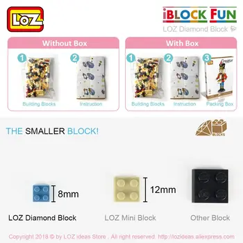 LOZ Blokai Pobūdžio Anime Magas Filmą Veiksmų Skaičius, Blokuoti Plastiko Surinkimas Žaislai Švietimo Diamond Blokuoti Plytų 9793