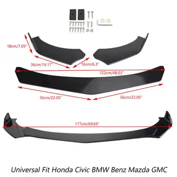 Areyourshop Universalus Smart Automobilių Kėbulo Rinkinys Lūpų Pakabos Punto Honda Civic Bmw X6 Už Mazda 2 Auto Repaire Priedai